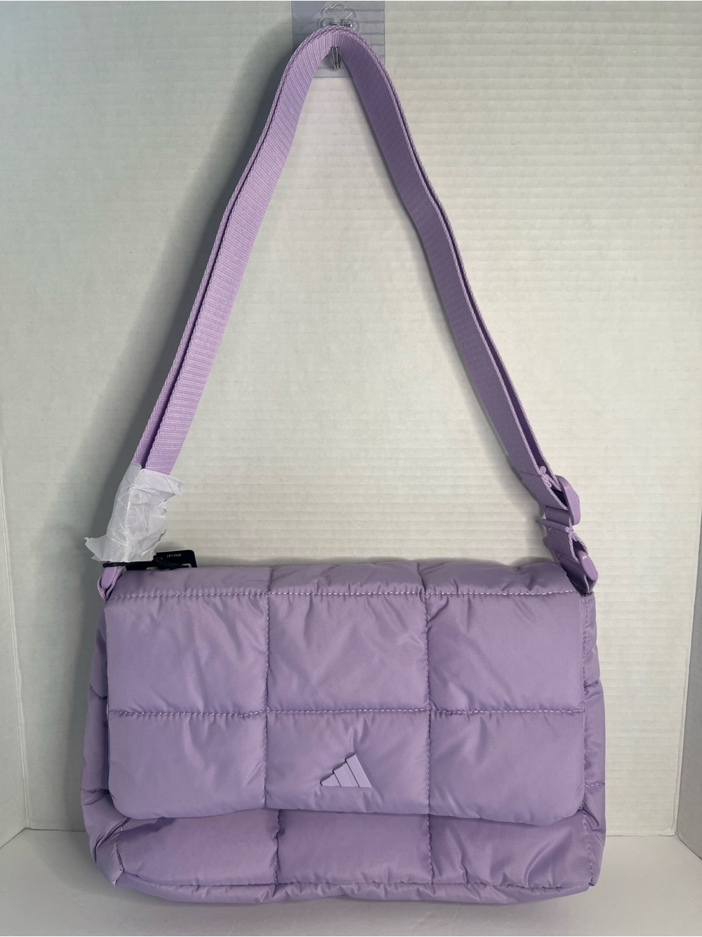 Adidas Quilted Crossbody Bag in Lavender NWT
